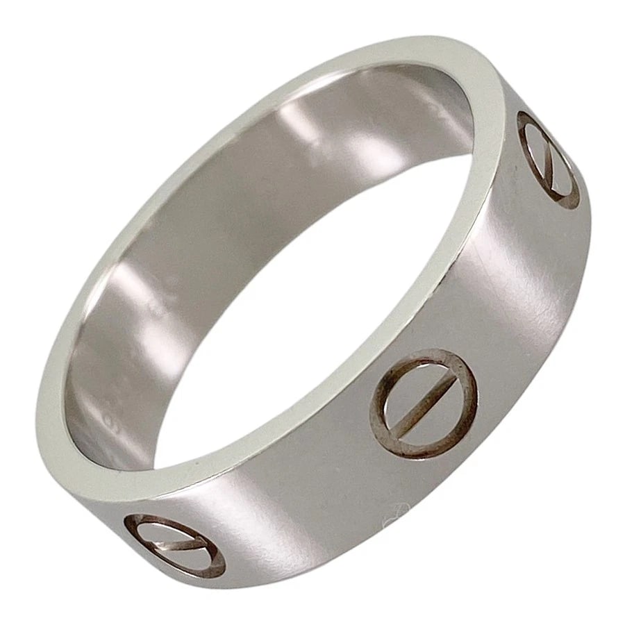 CARTIER LOVE PLATINUM RING (1 of 4)