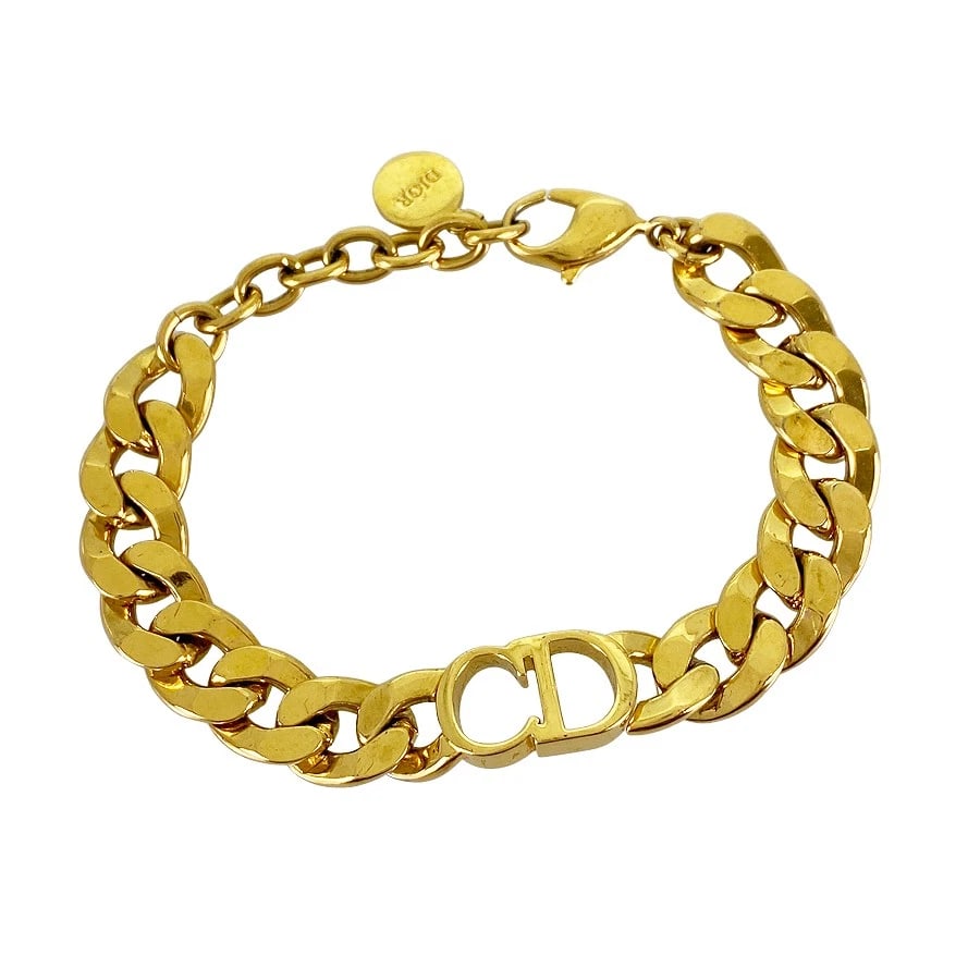 DIOR DANSEUSE ETOILE GOLD PLATED BRACELET (1 of 9)