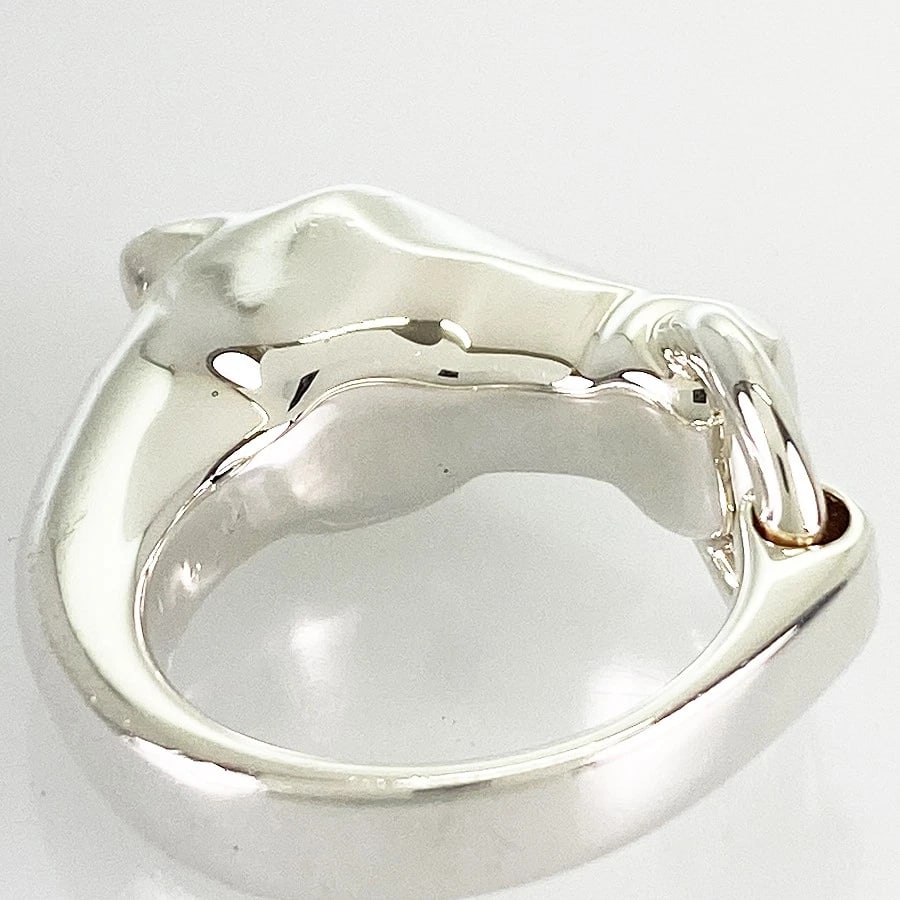 HERMES GALLOP SILVER RING - 3