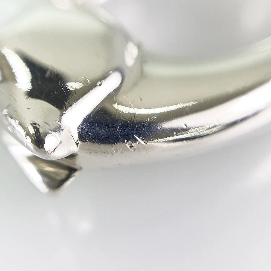 HERMES GALLOP SILVER RING - 5