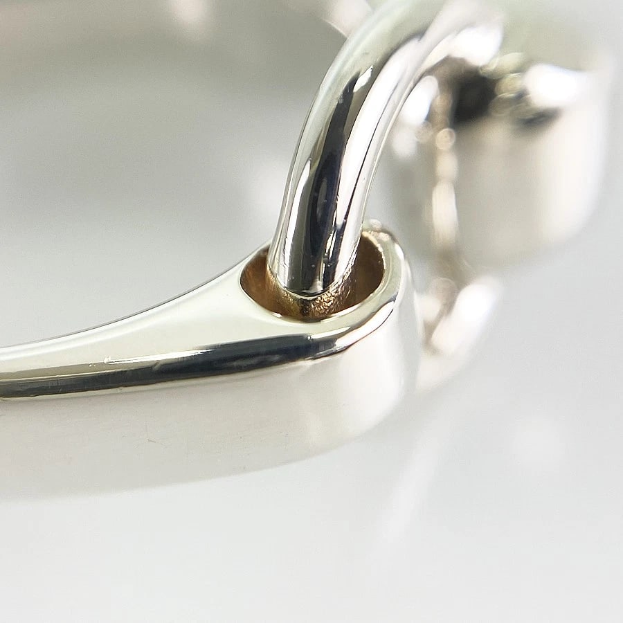 HERMES GALLOP SILVER RING - 7