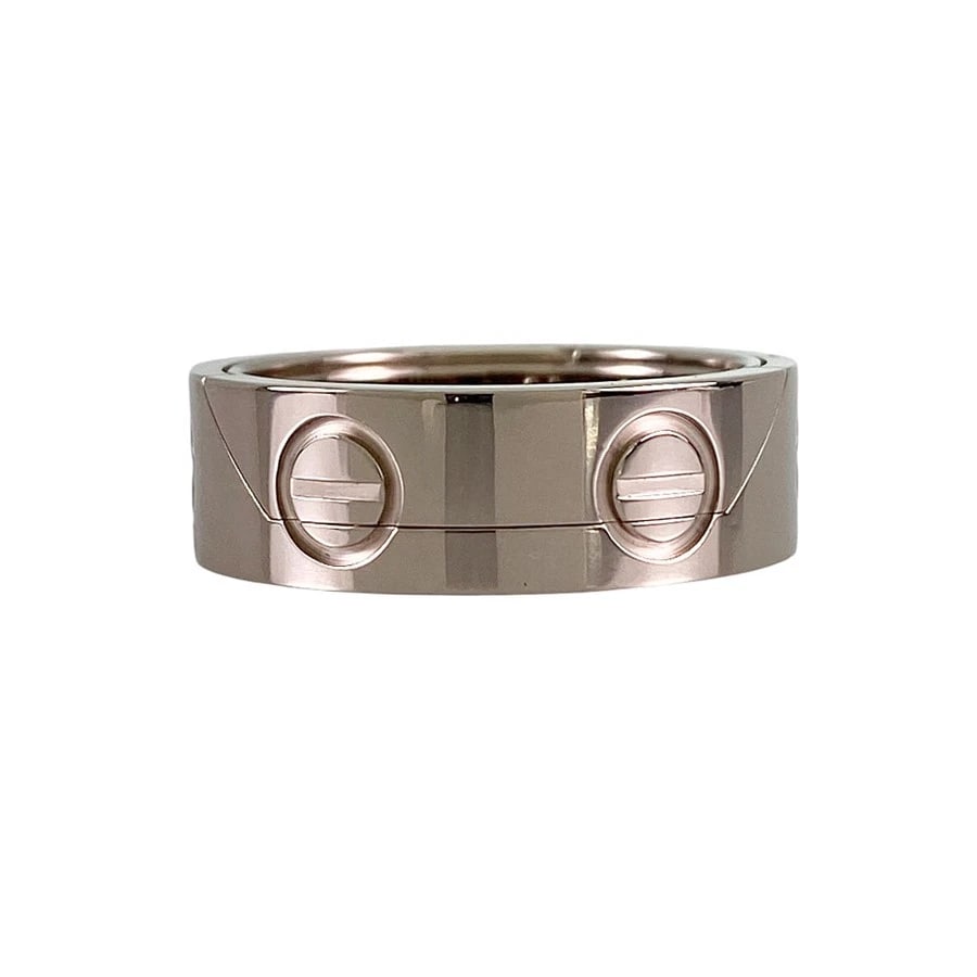 CARTIER ASTRO LOVE WHITE GOLD RING: Cartier Astro Love White gold Ring Brand: Cartier Type: Ring Material: 18K White Gold Color: Silver Size: US:7.5-8 Accessories: None Accessories Notice: When purchasing pre-owned goods,
