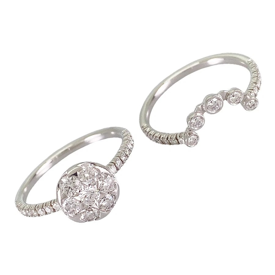 CARTIER ETINCELL WHITE GOLD DIAMOND RING (1 of 6)