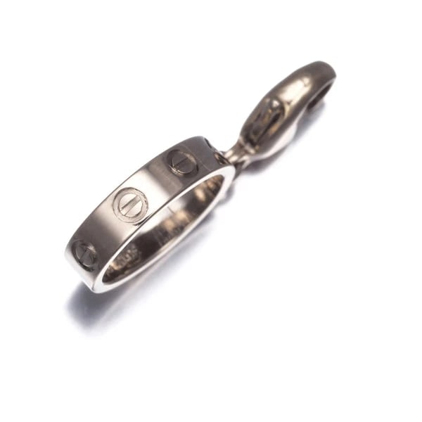 CARTIER PENDANT LOVE CHARM 18K 750 WHITE GOLD (1 of 2)