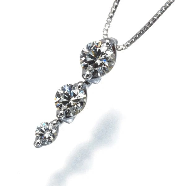 TASAKI NECKLACE DIAMOND: TASAKI Necklace Diamond Brand: TASAKI Type: Necklace Material: 900 / 850 / Platinum Main Stone Natural Color: Platinum Size: length: 44cm Pendant size Total length: 18.0mm Accessories: None