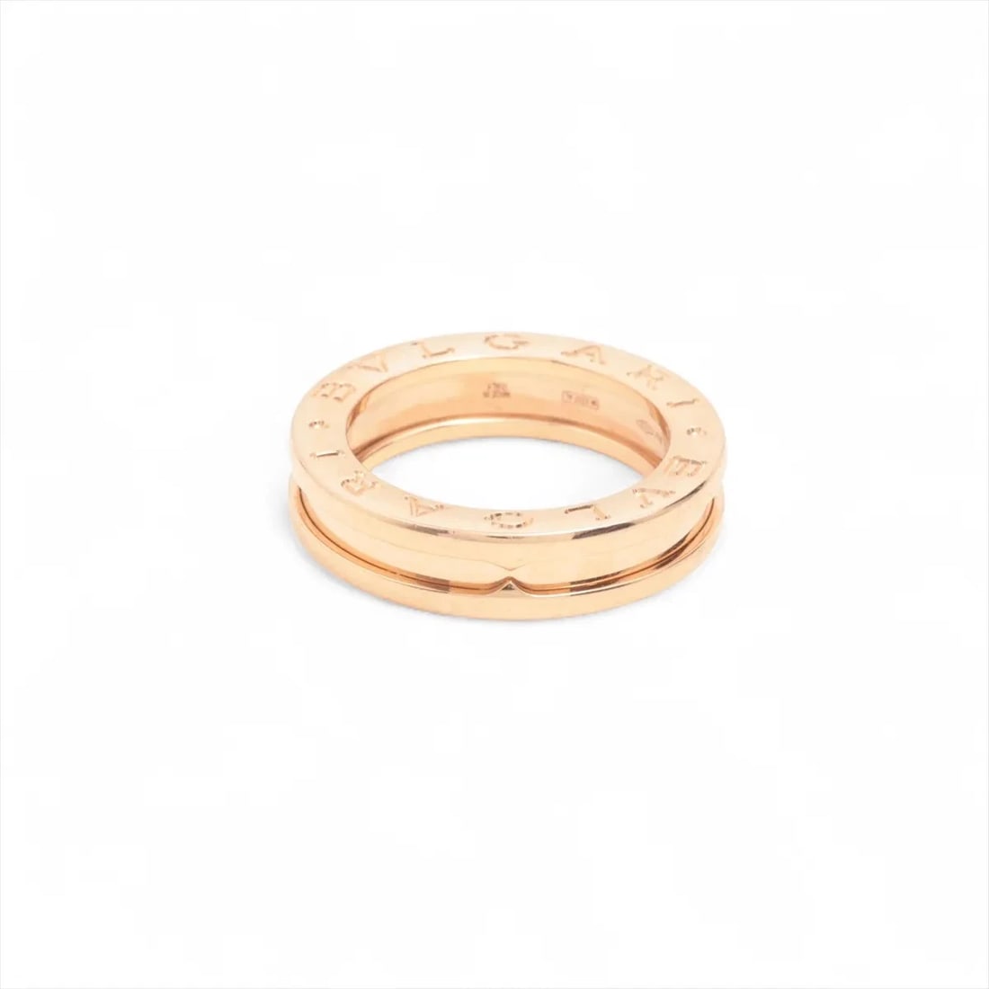 BVLGARI B.ZERO 1 RING 750(PG): Bvlgari B.Zero 1 Ring 750(PG) Brand: Bvlgari Type: Ring Material: Not Specified Color: 750(PG) Size: 4.5 - 4.75 US Accessories: None Accessories Notice: When purchasing pre-owned goods, pl