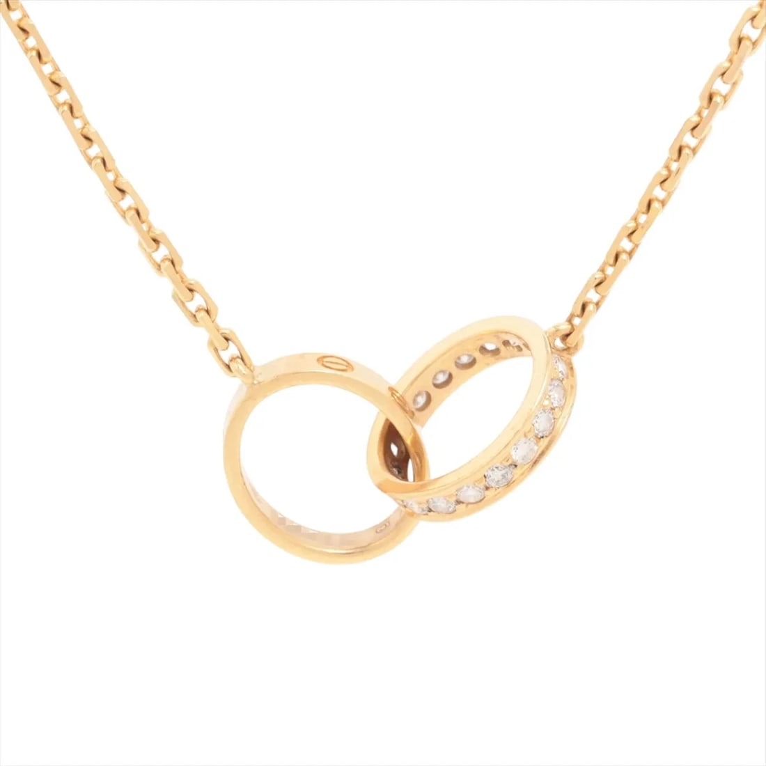 CARTIER BABY LOVE DIAMOND NECKLACE 750(YG): Cartier Baby Love diamond Necklace 750(YG) Brand: Cartier Type: Necklace Material: Not Specified Main Stone Natural Color: 750(YG) Size: Chain length:44.6 Accessories: None Accessories
