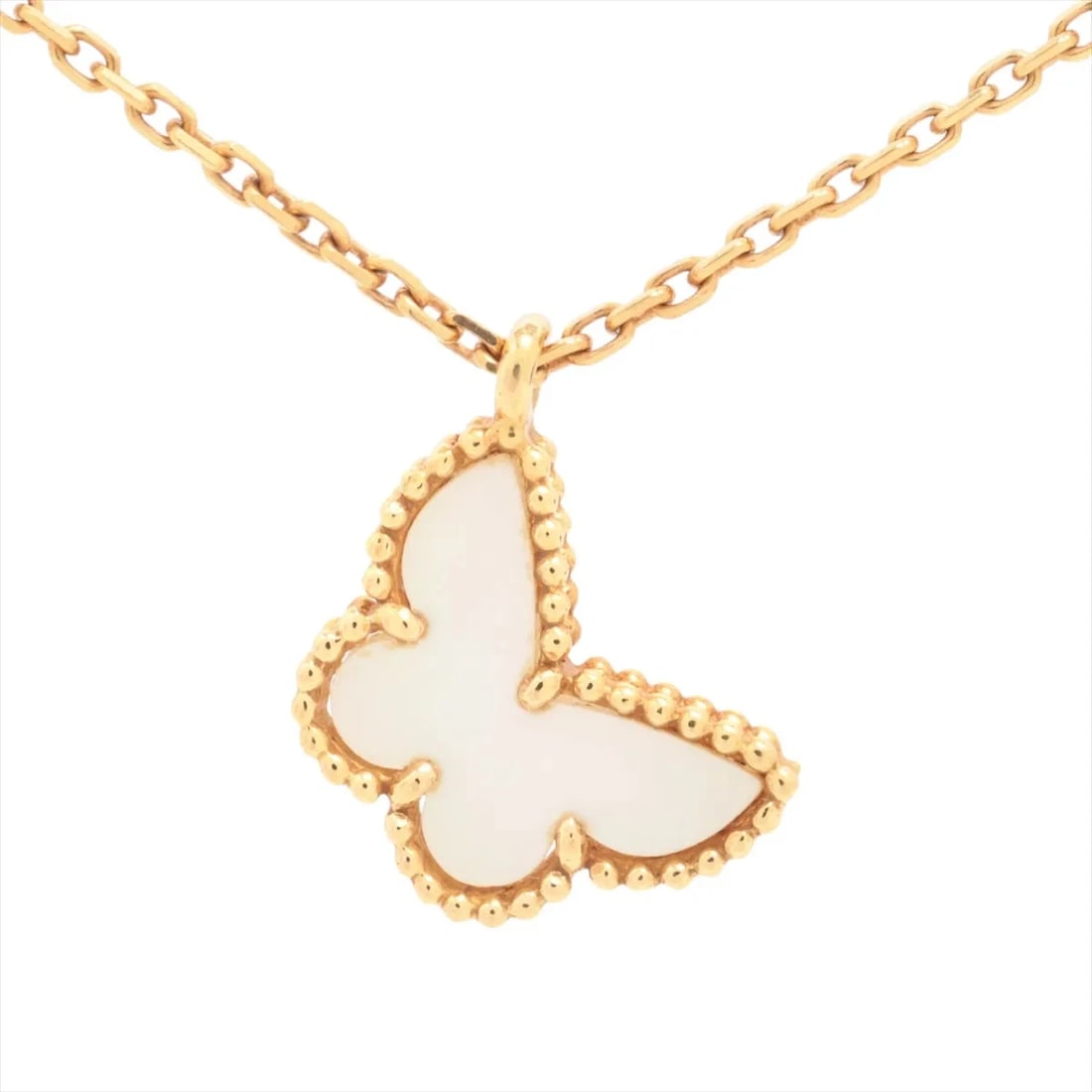VAN CLEEF & ARPELS SWEET ALHAMBRA NECKLACE 750(YG): Van Cleef & Arpels Sweet Alhambra Necklace 750(YG) Brand: Van Cleef & Arpels Type: Necklace Material: none Color: 750(YG) Size: Chain length:40.1 Accessories: None Accessories Notice: When