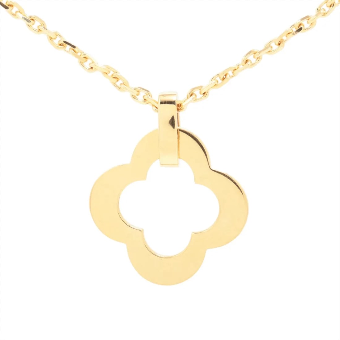 VAN CLEEF & ARPELS BYZANTINE ALHAMBRA NECKLACE 750(YG): Van Cleef & Arpels Byzantine Alhambra Necklace 750(YG) Brand: Van Cleef & Arpels Type: Necklace Material: none Color: 750(YG) Size: Chain length:41.8 Accessories: None Accessories Notice: