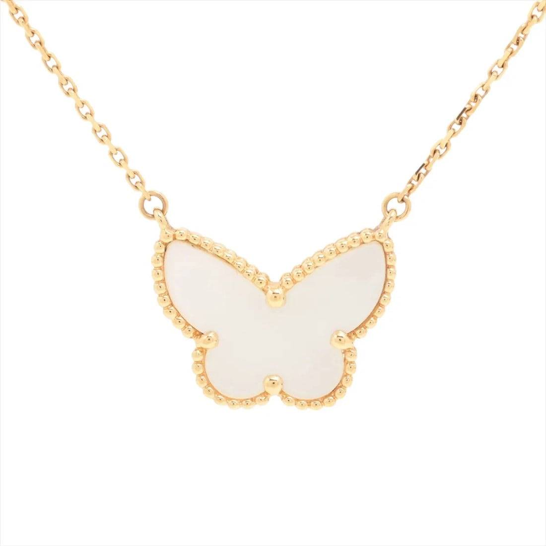 VAN CLEEF & ARPELS LUCKY ALHAMBRA NECKLACE 750(YG): Van Cleef & Arpels Lucky Alhambra Necklace 750(YG) Brand: Van Cleef & Arpels Type: Necklace Material: none Color: 750(YG) Size: Chain length:41.8 Accessories: None Accessories Notice: When