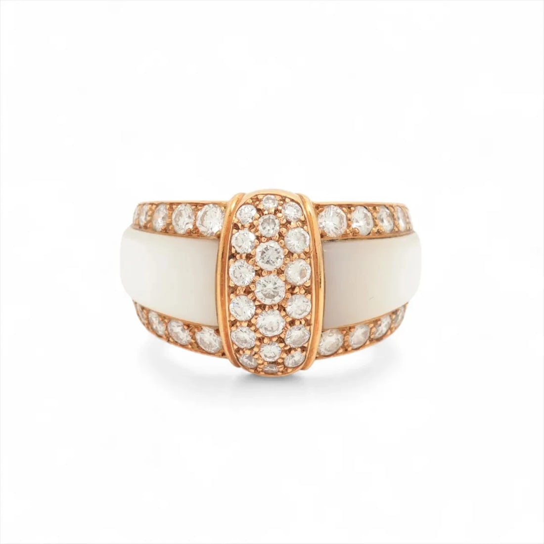 VAN CLEEF & ARPELS DIAMOND RING 18KT(YG): Van Cleef & Arpels diamond Ring 18Kt(YG) Brand: Van Cleef & Arpels Type: Ring Material: none Color: 18Kt(YG) Size: 6.25 - 6.5 US Accessories: None Accessories Notice: When purchasing pre-o