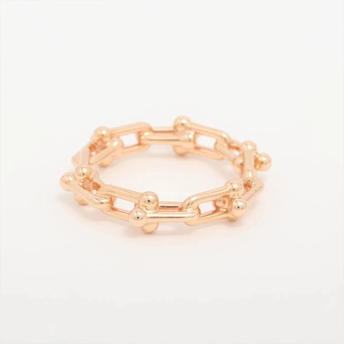 TIFFANY HARDWARE MICRO LINK RING 750(PG) - 2