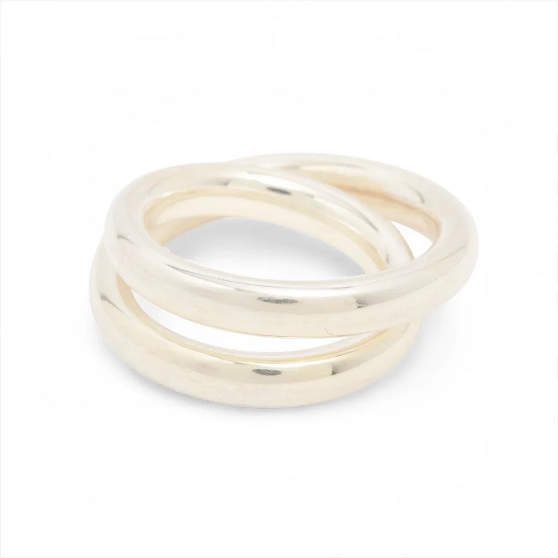 HERMÈS VERTIGES RING 925 SILVER: Hermès Vertiges Ring 925 Silver Brand: Hermès Type: Ring Material: Silver Color: 925 Silver Size: 6.75 - 7 US Accessories: None Accessories Notice: When purchasing pre-owned goods, please