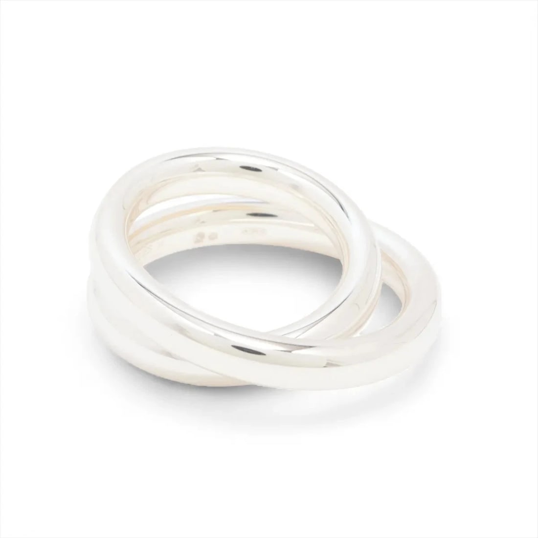 HERMÈS VERTIGES RING 925 SILVER: Hermès Vertiges Ring 925 Silver Brand: Hermès Type: Ring Material: Silver Color: 925 Silver Size: 6.75 - 7 US Accessories: None Accessories Notice: When purchasing pre-owned goods, please