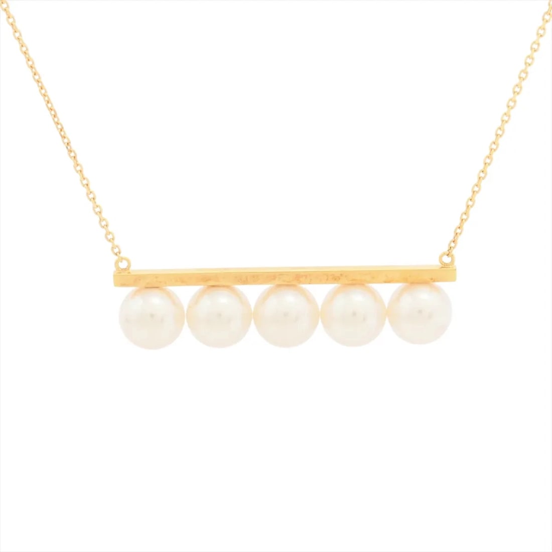 TASAKI BALANCE SIGNATURE PEARL NECKLACE 750(YG): TASAKI Balance Signature Pearl Necklace 750(YG) Brand: TASAKI Type: Necklace Material: none Color: 750(YG) Size: Chain length:70.8 Accessories: None Accessories Notice: When purchasing
