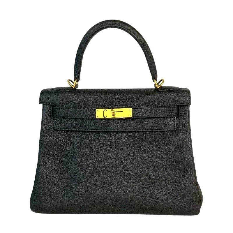 HERMES KELLY 28 INTERNAL SEWING HANDBAG: HERMES Kelly 28 internal sewing Handbag Brand: HERMES Type: Handbag Material: Togo Color: Gold Hardware Size: W11.0 x H7.9x D4.7inch Accessories: None Accessories Notice: When purchasing p