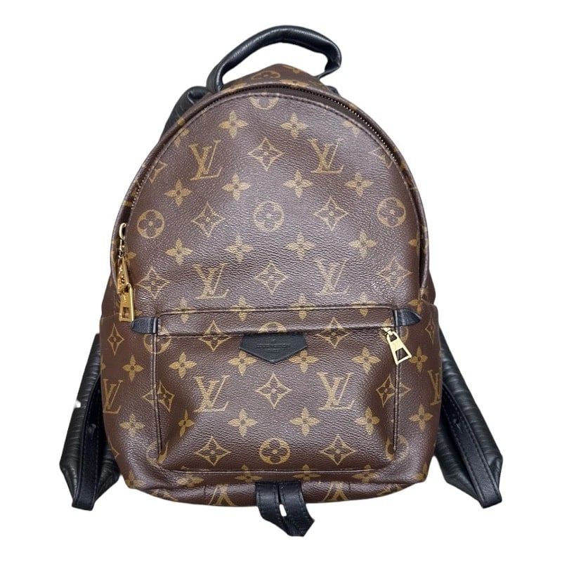LOUIS VUITTON PALM SPRINGS BACKPACK: LOUIS VUITTON Palm Springs backpack Brand: LOUIS VUITTON Type: Backpack Â· Daypack Material: PVC leather Color: Monogram Size: W7.9 x H11.8x D3.9inch Shoulder:20.9inch Accessories: None