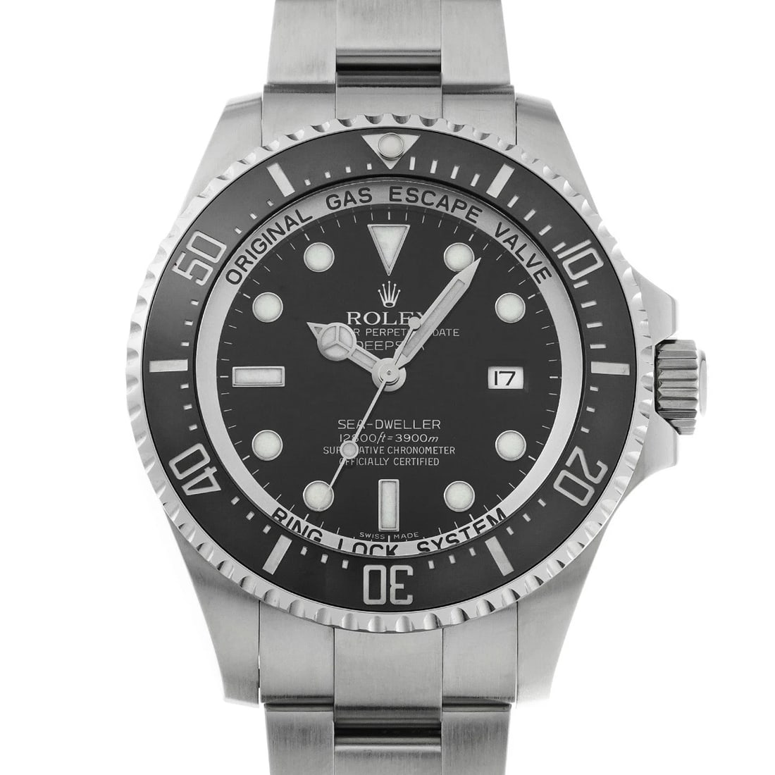 ROLEX SEA DWELLER DEEPSEA BLACK WATCH: ROLEX Sea Dweller Deepsea black WATCH Brand: ROLEX Type: Wristwatch Material: Band Material Stainless steel, Case Material Stainless steel Color: Dial Color black Size: Case H/about 44mm W/about 4