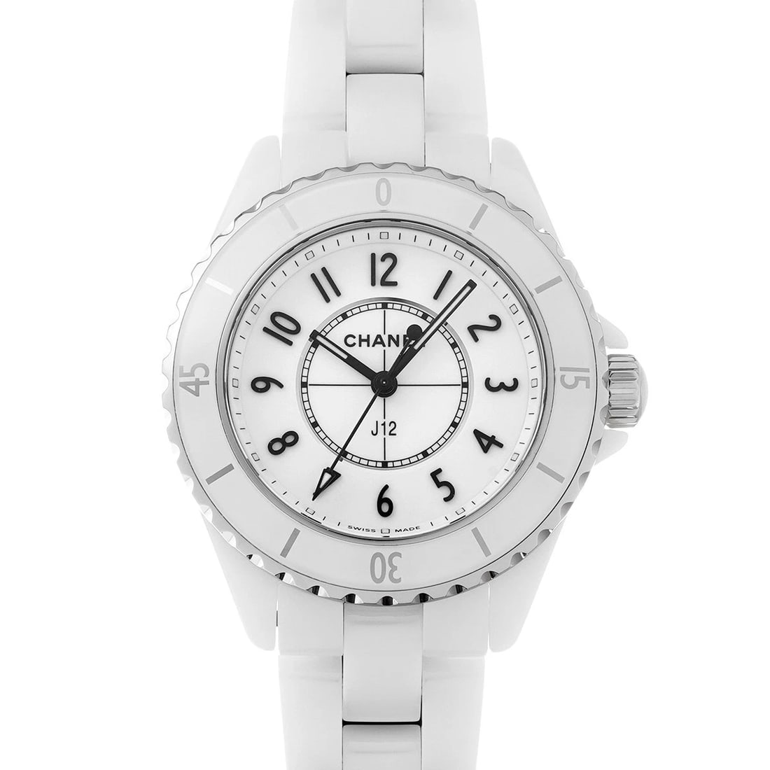 CHANEL J12 WHITE LACQUER WATCH (1 of 4)
