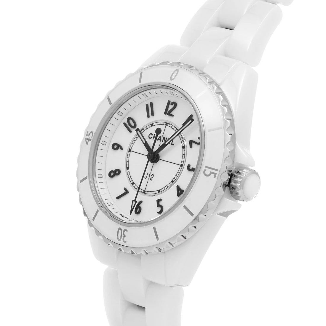 CHANEL J12 WHITE LACQUER WATCH - 2