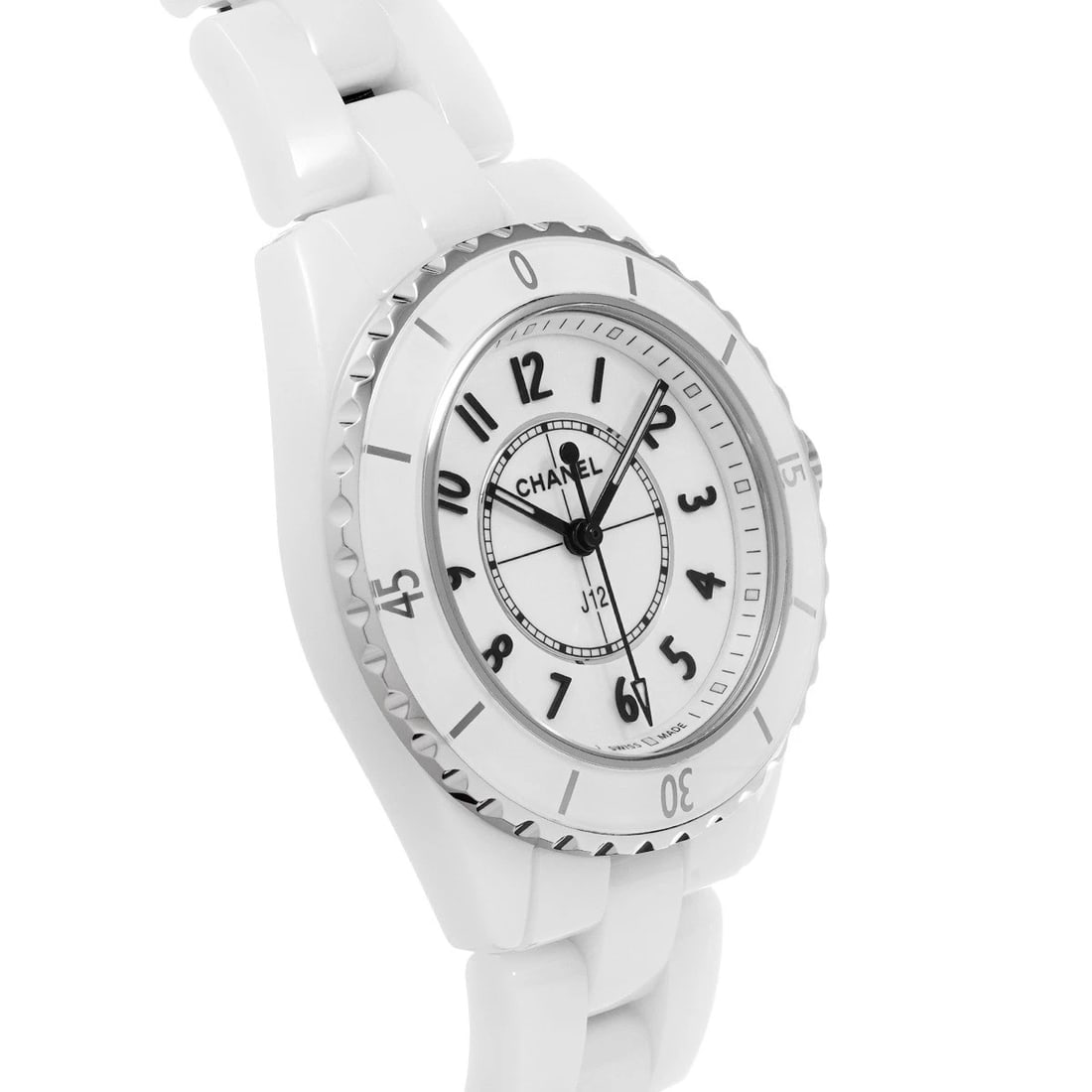 CHANEL J12 WHITE LACQUER WATCH - 3