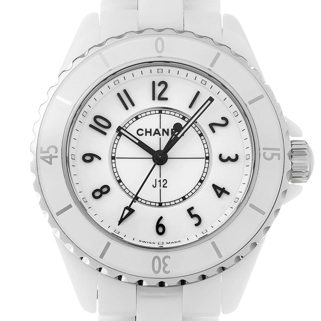 CHANEL J12 WHITE LACQUER WATCH - 4