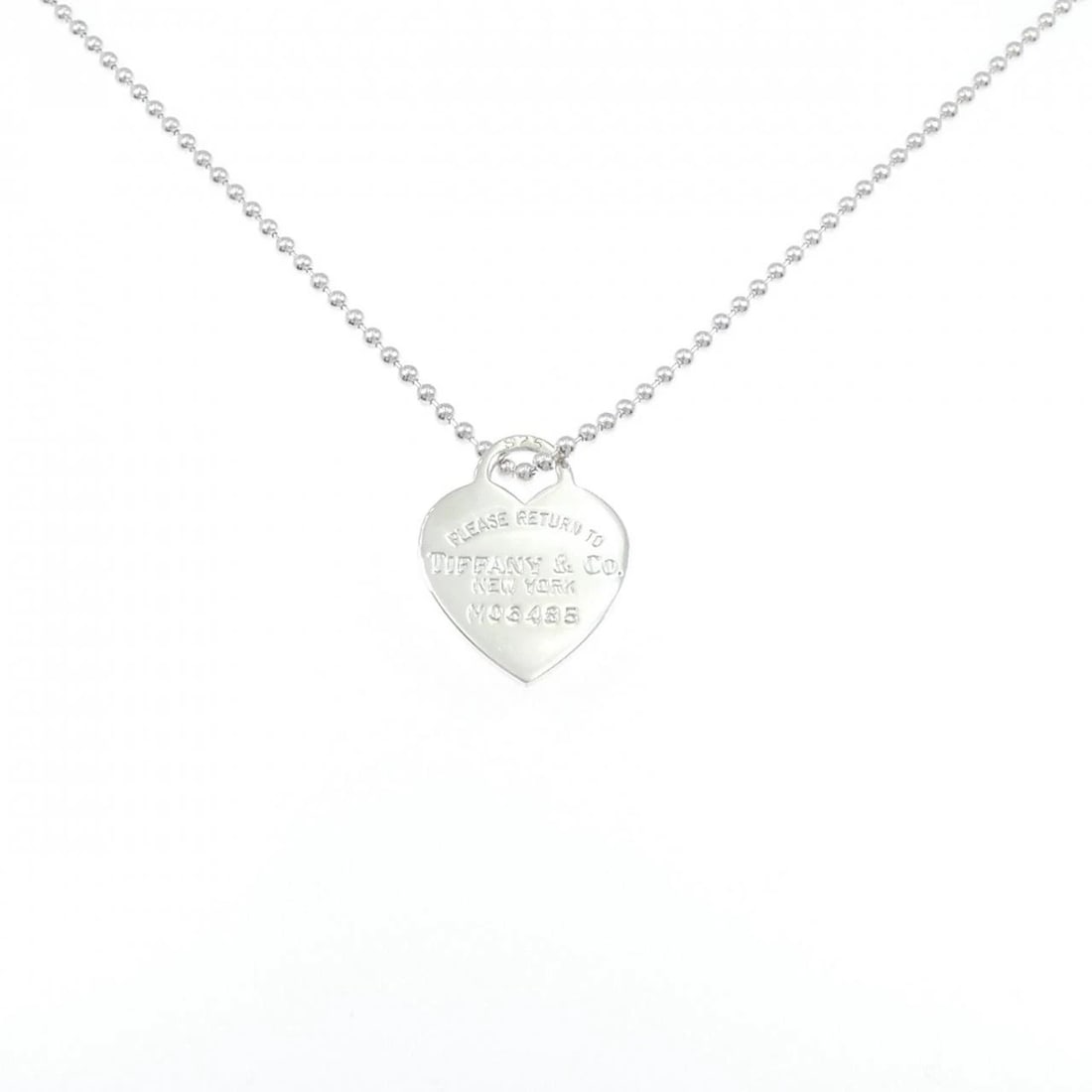 TIFFANY RETURN TO TIFFANY NECKLACE: Tiffany Return to Tiffany Necklace Brand: Tiffany Type: Necklace Material: 925 Silver Color: Silver Size: 86cm Accessories: None Accessories Notice: When purchasing pre-owned goods, please