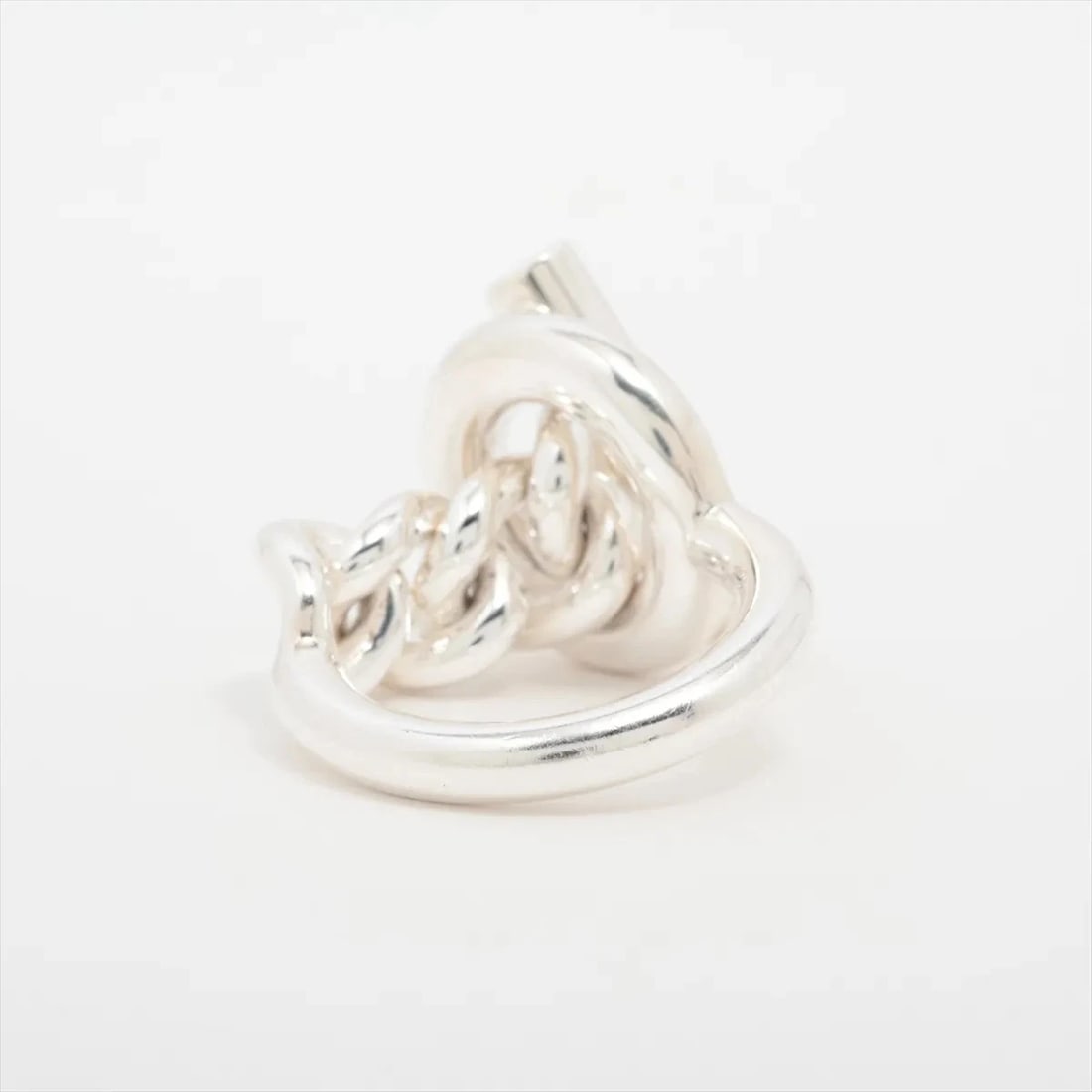 HERMÈS CROISET RING SILVER - 2
