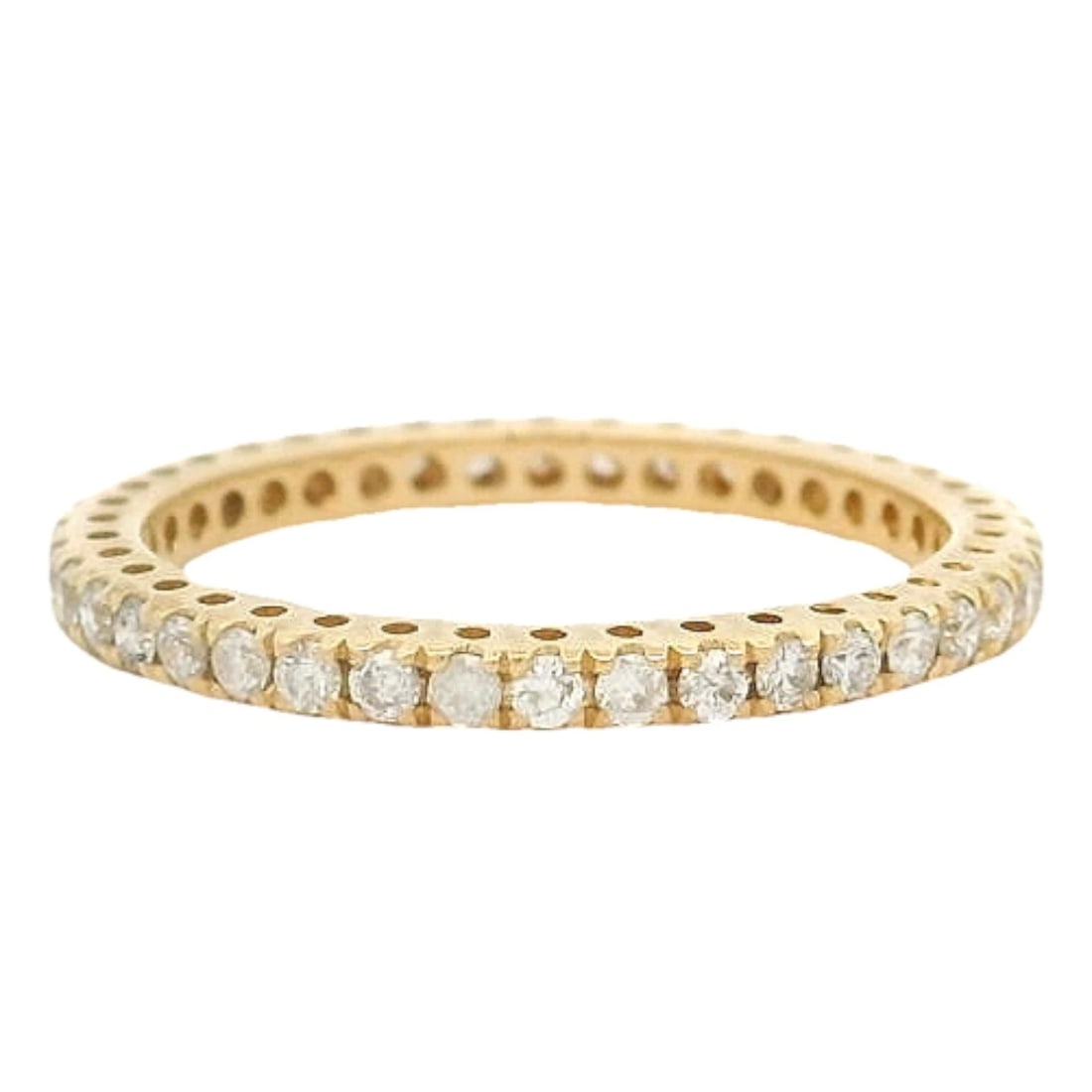 QUALITY COLOR DESIGN14KT YELLOW GOLD DIAMOND BAND RING: Quality Color Design14kt Yellow Gold Diamond Band Ring Brand: QCD Quality Color Design Type: Ring Material: Yellow Main Stone Natural Color: Yellow Gold 14k Size: 7 US Accessories: None