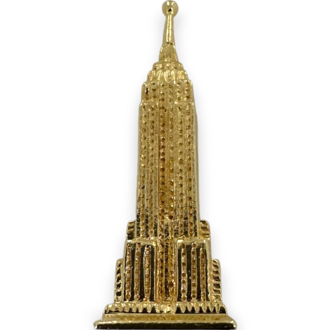 VINTAGE NYC EMPIRE STATE BUILDING PENDANT CHARM SOLID (1 of 5)