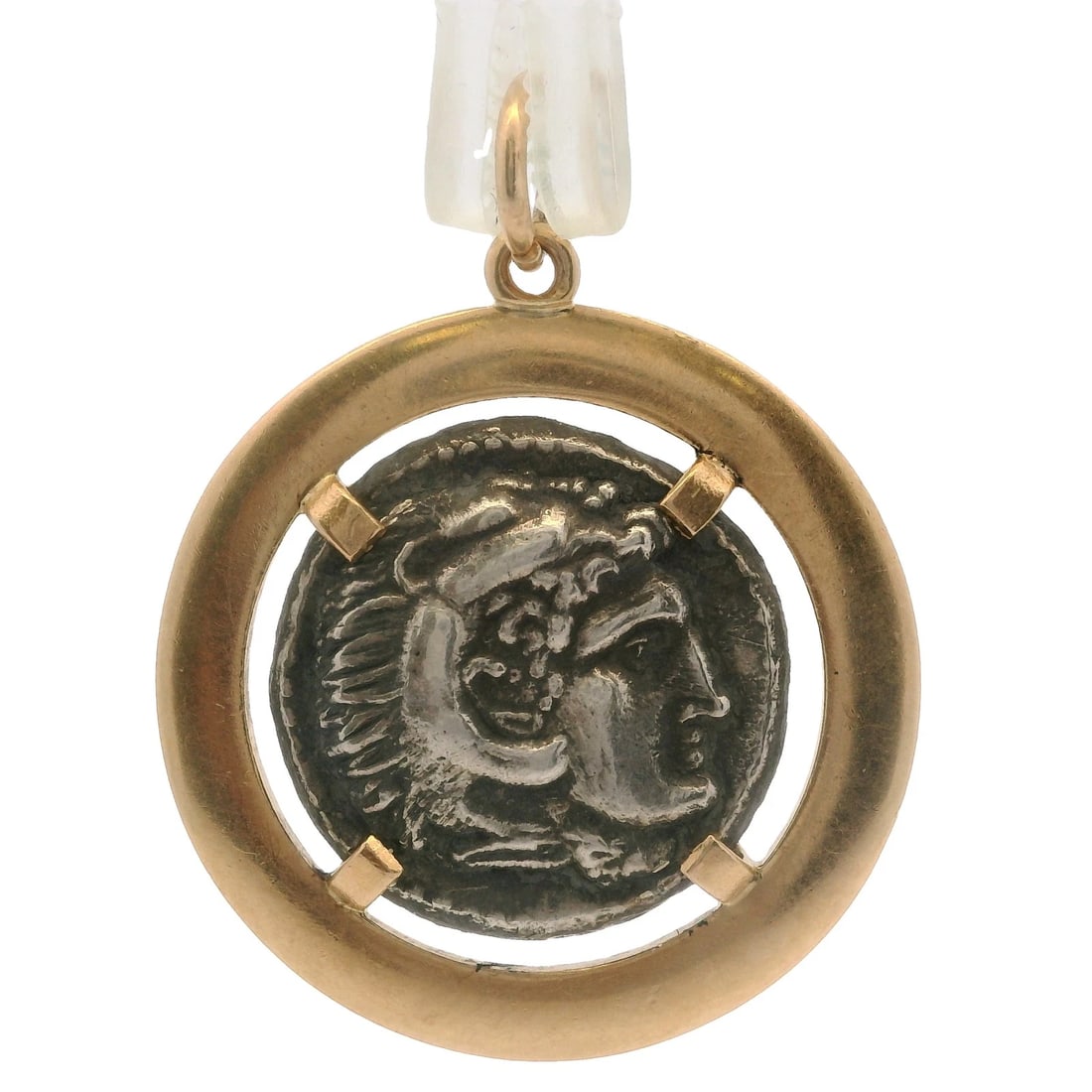 VINTAGE ALEXANDER 18KT YELLOW GOLD FRAME PENDANT (1 of 4)