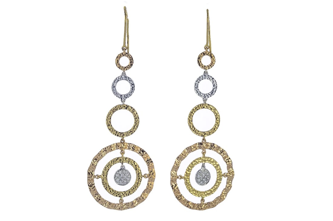 NEHITA JACKIE DANGLING DIAMOND PAIR EARRINGS (1 of 3)