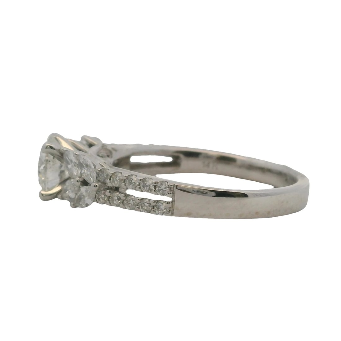 EFFY SOLID CENTER DIAMOND ENGAGEMENT RING - 3