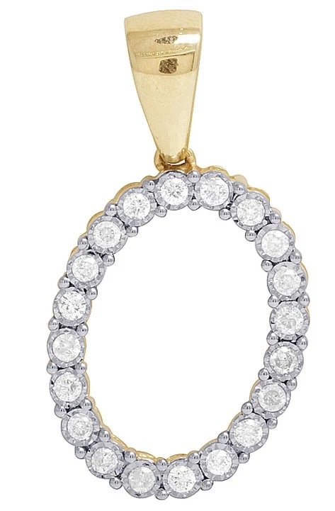 UNISEX REAL 10K YELLOW GOLD GENUINE DIAMOND LETTER O INITIAL PENDANT: Unisex Real 10K Yellow Gold Genuine Diamond Letter O Initial Pendant Brand: None Type: Necklace Material: Metal Yellow Gold Main Stone Natural Color: Yellow Gold Size: Dimension 1" Accessories: N