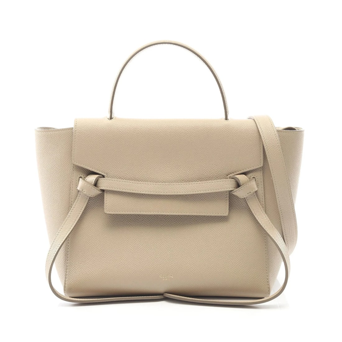 CELINE BELT BAG MINI HANDBAG LEATHER BEIGE 2-WAY WITH SHOULDER STRAP HANDBAG: CELINE Belt Bag Mini Handbag Leather Beige 2-Way with Shoulder Strap Handbag Brand: CELINE Type: Handbag Material: Exterior MaterialNone Color: Exterior Color None Size: Dimensions: WW (top): 40cm