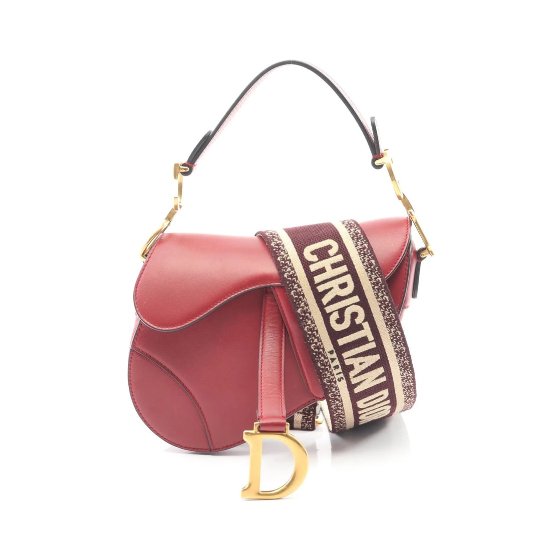 CHRISTIAN DIOR SADDLE BAG MINI HANDBAG LEATHER HANDBAG (1 of 4)