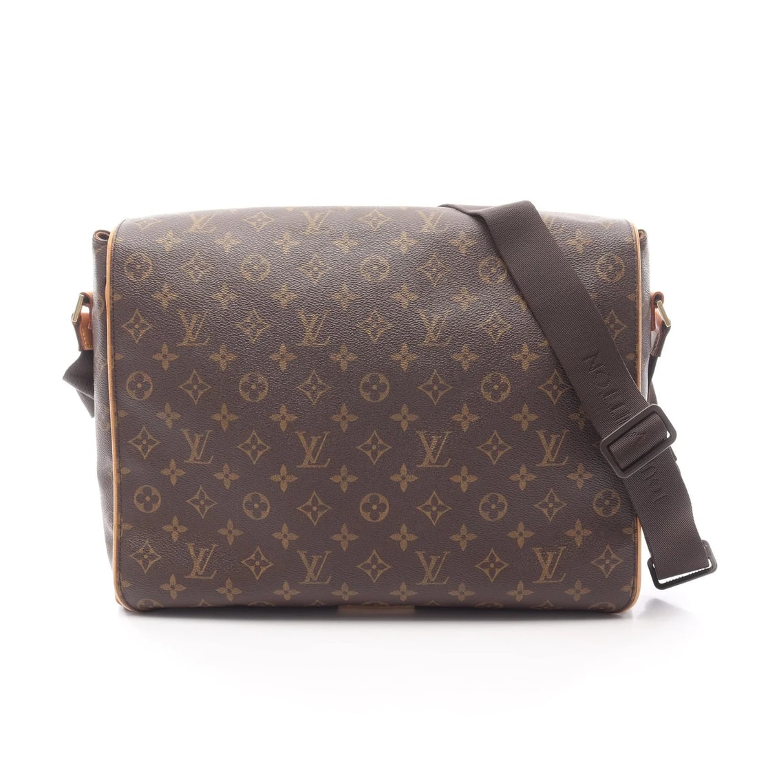 LOUIS VUITTON ABESSES MONOGRAM SHOULDER BAG SHOULDER BAG: LOUIS VUITTON Abesses Monogram Shoulder Bag Shoulder Bag Brand: LOUIS VUITTON Type: Shoulder Bag Material: Exterior Material PVC Leather Color: Exterior Color Brown Size: Dimensions: WW (top): 36c