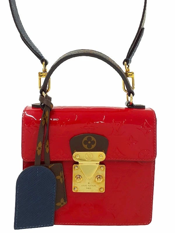 LOUIS VUITTON MONOGRAM VERNIS SPRING STREET 2-WAY BAG 2-WAY BAG (1 of 4)