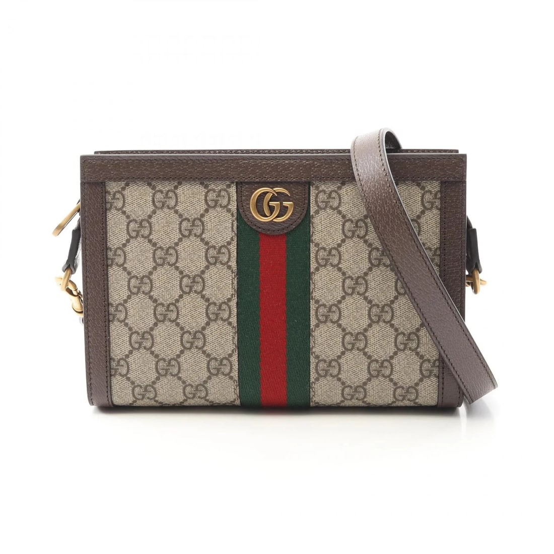 GUCCI OPHIDIA GG SUPREME SMALL SHOULDER BAG PVC SHOULDER BAG: GUCCI Ophidia GG Supreme Small Shoulder Bag PVC Shoulder Bag Brand: GUCCI Type: Shoulder Bag Material: Exterior MaterialPVC coated canvas, leather Color: Exterior Color Beige, brown, multicolor Si