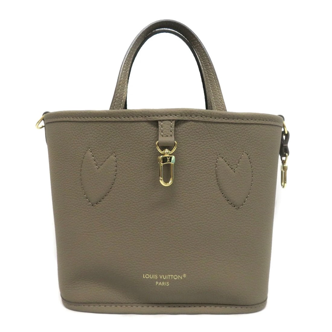 LOUIS VUITTON NEVERFULL BB INSIDE OUT MONOGRAM GRAIN LEATHER HANDBAG: Louis Vuitton Neverfull BB Inside Out Monogram Grain Leather Handbag Brand: LOUIS VUITTON Type: Handbag Material: Exterior Material(Line) Monogram Grained Leather Color: Exterior Color None Size: