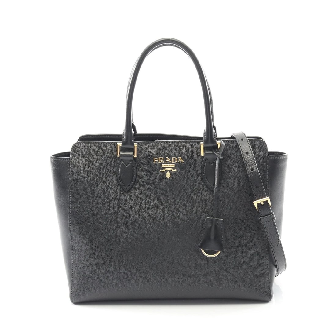PRADA SAFFIANO SOFT CALF HANDBAG LEATHER BLACK HANDBAG: PRADA Saffiano Soft Calf Handbag Leather Black Handbag Brand: PRADA Type: Handbag Material: Exterior MaterialLeather Color: Exterior Color Black Size: Dimensions: WW (top): 36cm / W (bottom): 29cm