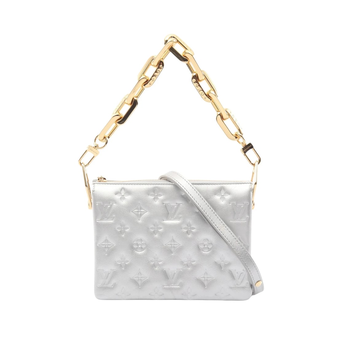 LOUIS VUITTON COUSSIN BB MONOGRAM EMBOSSED CHAIN SHOULDER BAG SHOULDER BAG (1 of 5)