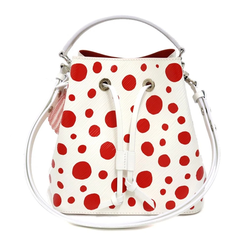 LOUIS VUITTON NEO NOE BB EPI LEATHER WHITE RED WITH DUST BAG HANDBAG (1 of 9)