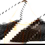 LOUIS VUITTON CARRYALL NM MM MONOGRAM BROWN SHOULDER BAG HANDBAG: LOUIS VUITTON Carryall NM MM Monogram Brown Shoulder Bag Handbag Brand: LOUIS VUITTON Type: Handbag Material: Exterior MaterialMonogram Color: Exterior Color Brown Size: Dimensions: W45.5cm × H31