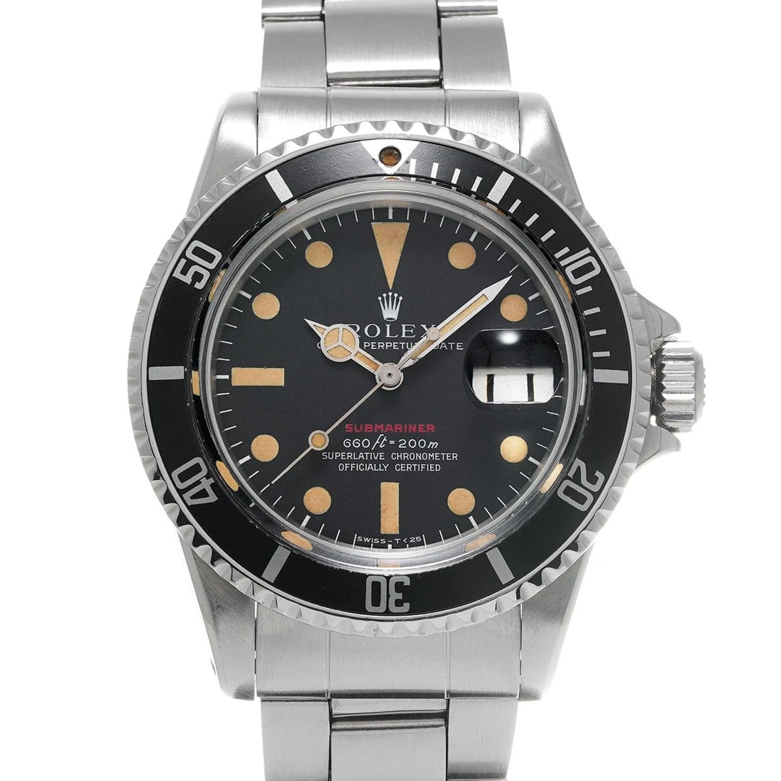ROLEX RED SUBMARINER BLACK WATCH (1 of 4)