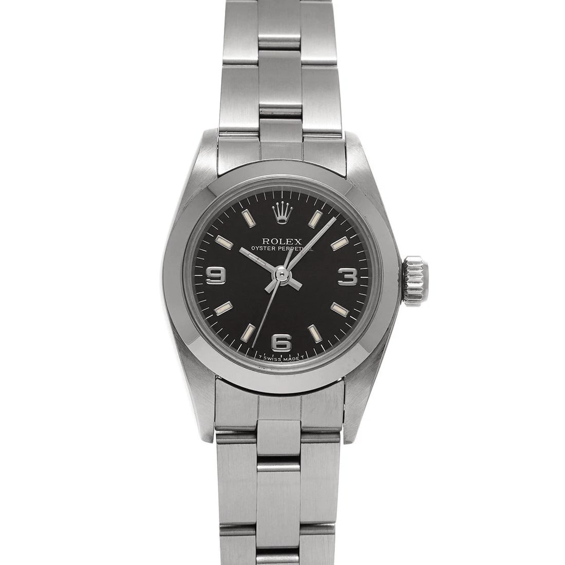 ROLEX OYSTER PERPETUAL BLACK WATCH (1 of 4)