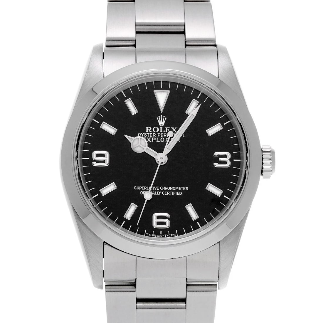 ROLEX EXPLORER BLACK WATCH: ROLEX Explorer black WATCH Brand: ROLEX Type: Wristwatch Material: Band Material Stainless steel, Case Material Stainless steel Color: Dial Color black Size: Case H/about 36mm W/about 36mm D/about