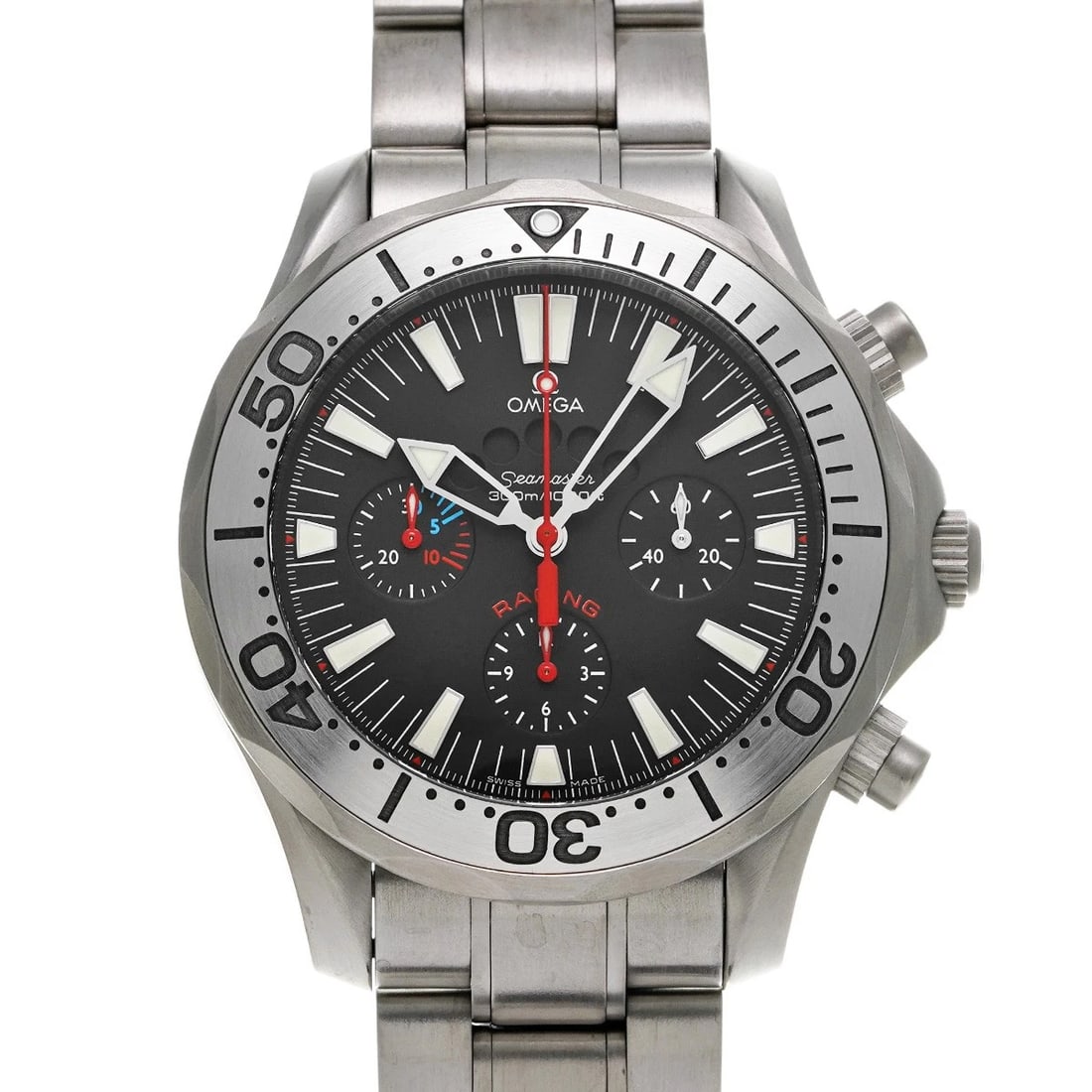 OMEGA SEAMASTER RACING CHRONOGRAPH BLACK WATCH (1 of 4)