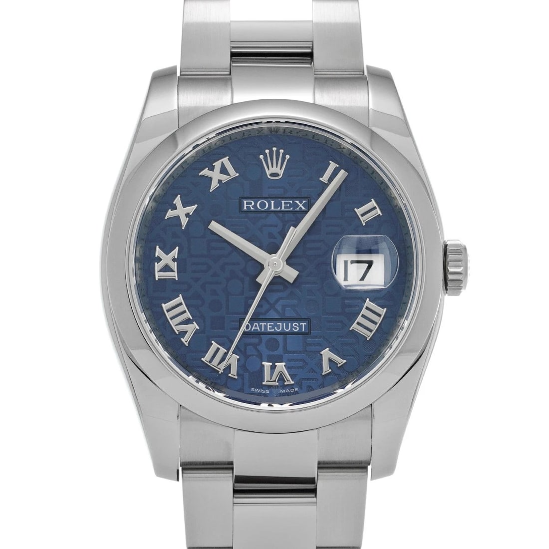 ROLEX DATEJUST BLUE COMPUTER WATCH: ROLEX Datejust Blue computer WATCH Brand: ROLEX Type: Wristwatch Material: Band Material Stainless steel, Case Material Stainless steel Color: Dial Color Blue computer Size: Case H/about 36mm
