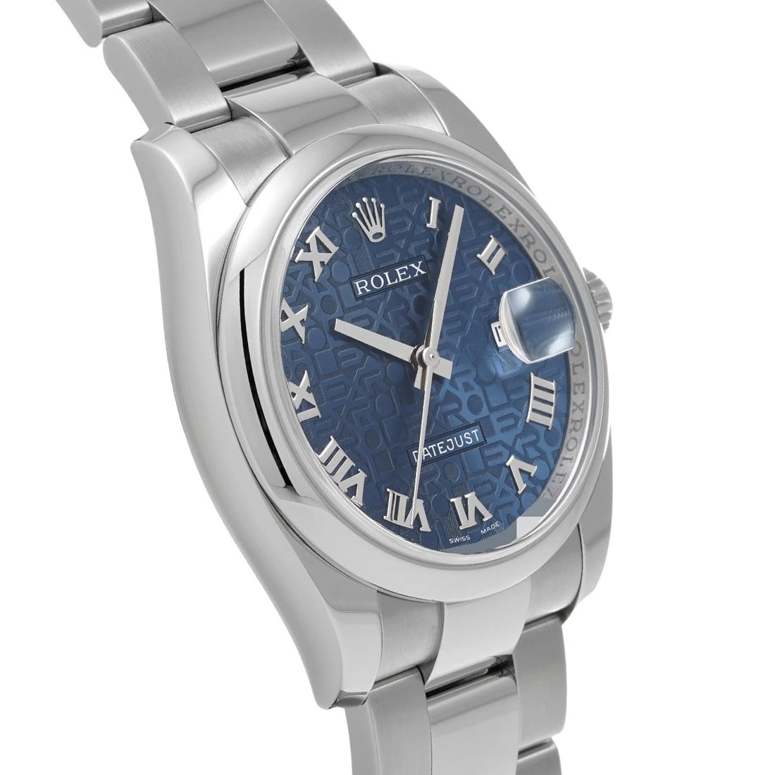 ROLEX DATEJUST BLUE COMPUTER WATCH - 3